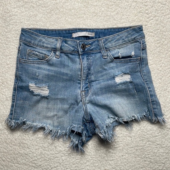 KLQUE B. Shorts Stretchy Distressed Denim 27 - Picture 6 of 6